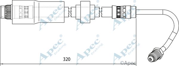 APEC BRAKING Bremžu šļūtene HOS4119